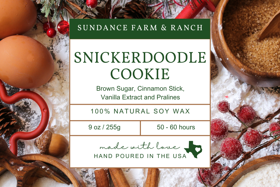 Snickerdoodle Cookie Candle - 9oz