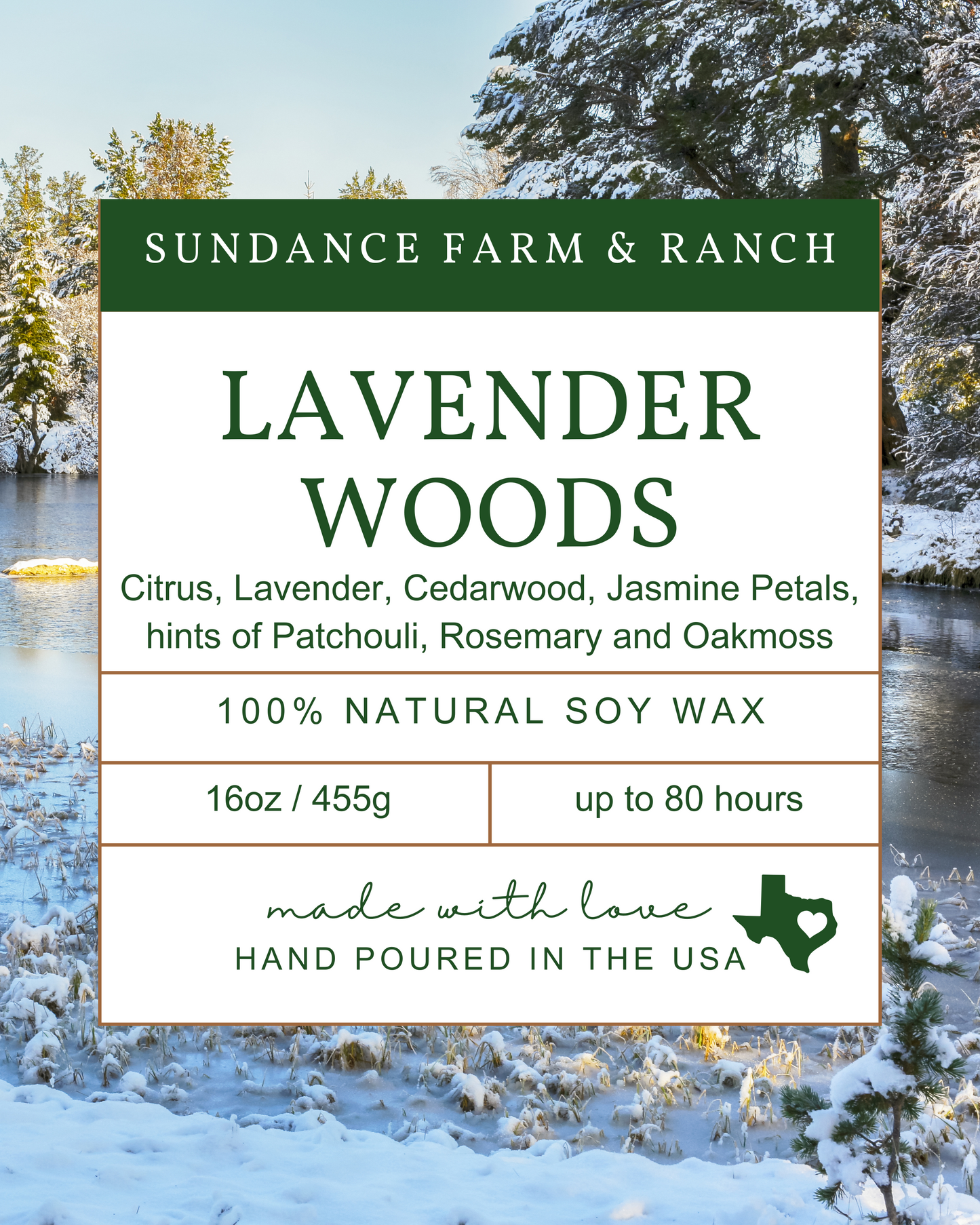 Lavender Woods Candle - 16oz